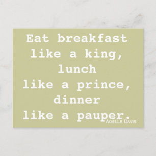 Diet Inspiration Briefkaart