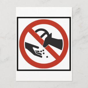 Diet niet het Deer Teken van de Snelweg Briefkaart