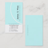 Diet Nutrition Abstracte Classy Edgy Design Visitekaartje (Voorkant / Achterkant)