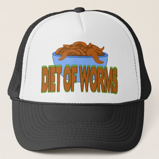 Diet Worms Trucker Pet (Voorkant)