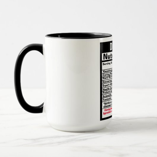 Diététicien Drôle Mug (Gauche)