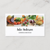 Diététiste nutritionniste Carte de visite alimenta (Devant)