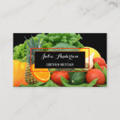 Diététiste nutritionniste Carte de visite alimenta (Devant)