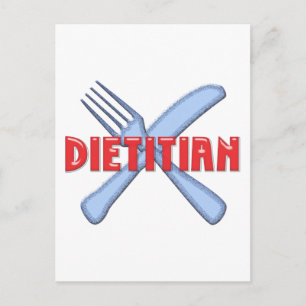 DIETISCHE KNIFE/FORK BRIEFKAART
