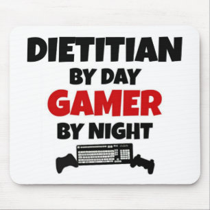 Diëtiste bij Day Gamer by Night Muismat