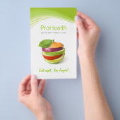 Dietitiaan / Nutritionist / Persoonlijke trainer Flyer (Hand)