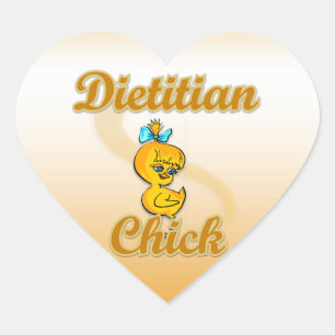 Dietitian Chick Hart Sticker