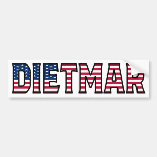 Dietmar Name Vorname USA Aufkleber Sticker Auto