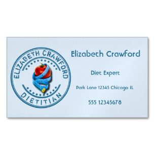 Dietoloog Dietitian Doctor in de meetband Magnetisch Visitekaartje