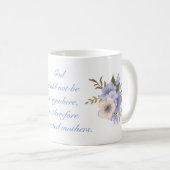 Dieu a créé des mères, proverbe juif café Mug (Devant droit)