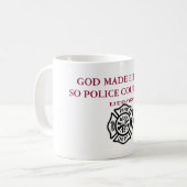 Dieu a fait à des pompiers la tasse (Devant gauche)