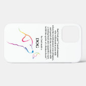 Dieu a fait un Coque de smartphone pour chien (Verso (horizontal))