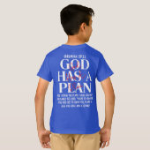 Dieu a un plan T-shirt (Dos entier)
