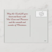 Dieu Aimait le monde Bible Verse Carte postale de  (Dos)