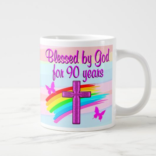DIEU AIMANT 90E ANNIVERSAIRE BÉNÉFICIE DE MUG (Droite)