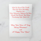 Dieu Aime Donc La Carte De Voeux Mondiale (Intérieur)