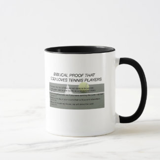 Dieu aime la tasse de tennis