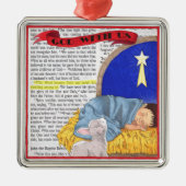 Dieu avec nous ornement de Noël (Devant)