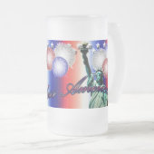 Dieu bénisse l'Amérique 4 juillet Mug (Devant droit)