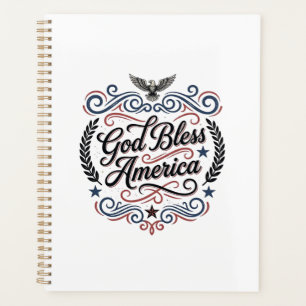 Dieu bénisse l'Amérique T-Shirt vintage patriotiqu