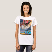 DIEU BÉNISSE L'AMÉRIQUE TSHIRT (Devant entier)