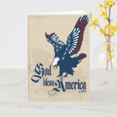 Dieu bénissent la carte de voeux vierge de (Fleur jaune)