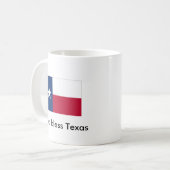 Dieu bénissent la tasse de café du Texas (Devant gauche)