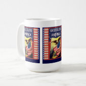Dieu bénissent la tasse de l'Amérique (Devant gauche)