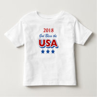 Dieu bénissent le modèle de T-shirt d'enfant en
