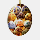 Dieu bénissent le rivage du Jersey - ornement de (Droite)