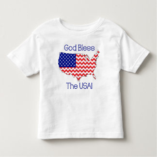 Dieu bénissent le T-shirt d'enfant en bas âge des
