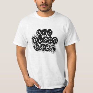 Dieu bénissent le T-shirt occidental