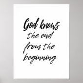 Dieu connaît la fin - affiche (Devant)