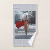 Dieu de la mer de Poseidon (Serviette à main)