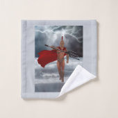 Dieu de la mer de Poseidon (Gant de toilette)