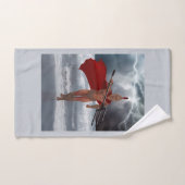 Dieu de la mer de Poseidon (Serviette à main)