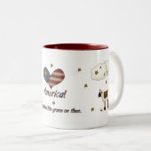 Dieu de l'Amérique a jeté sa tasse de grâce (Devant droit)