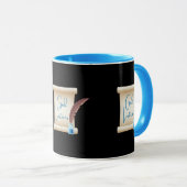 Dieu Écoute Écrire Mug À Deux Tons (Devant droit)