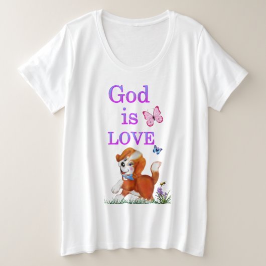 Dieu est amour (Design devant)