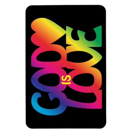 Dieu est amour Premium Flexi Magnet (Vertical)