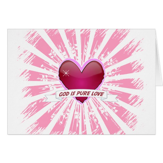 Dieu est Amour Pur (Devant horizontal)