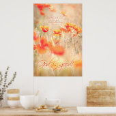 DIEU EST BON - Christian Religieux Poster Mur Art (Cuisine)