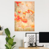 DIEU EST BON - Christian Religieux Poster Mur Art (Bureau à domicile)