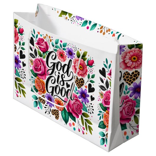 Dieu est bon Religieux Christian Cadeau Sac pour C (Devant Angle)