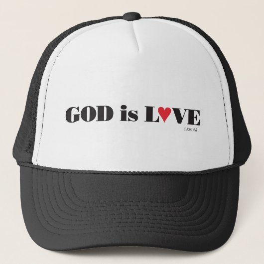"Dieu est casquette d'amour" (Devant)