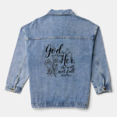 Dieu est dans son psaume 46:5 Bible Verse Apparel (Verso)