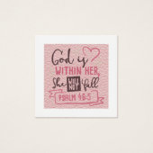 Dieu est en elle, elle ne tombera pas Filles de la (Devant)