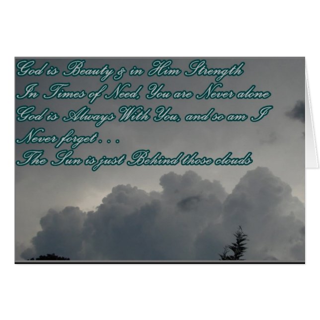 Dieu est la force (Devant horizontal)