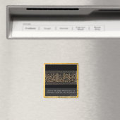 Dieu est le Seigneur et Source Refrigerator Magnet (In Situ (Lave-vaisselle))