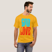 Dieu est Love Inspirational T-Shirt (Devant entier)